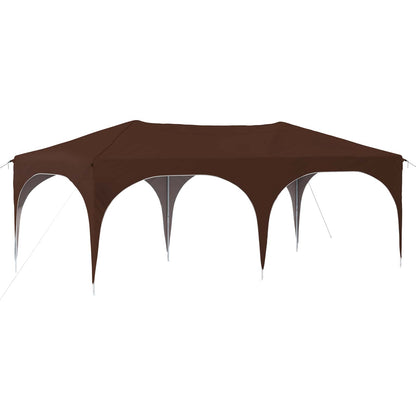 Pop-up Feesttent Bruin 575 x 288 x 245 cm Oxford Stof