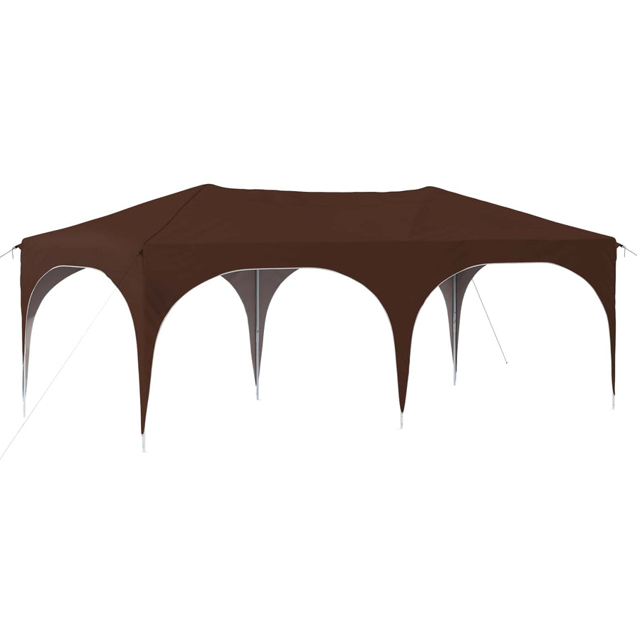 Pop-up Feesttent Bruin 575 x 288 x 245 cm Oxford Stof