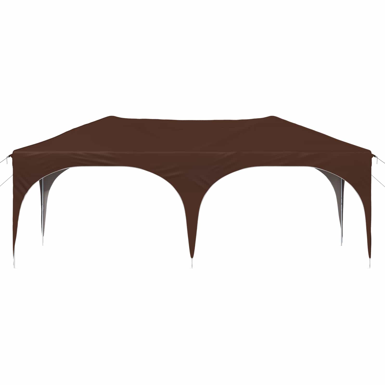 Pop-up Feesttent Bruin 575 x 288 x 245 cm Oxford Stof