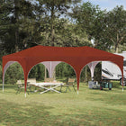Pop-up Party Tent Terracotta 575 x 288 x 245 cm Oxford Fabric