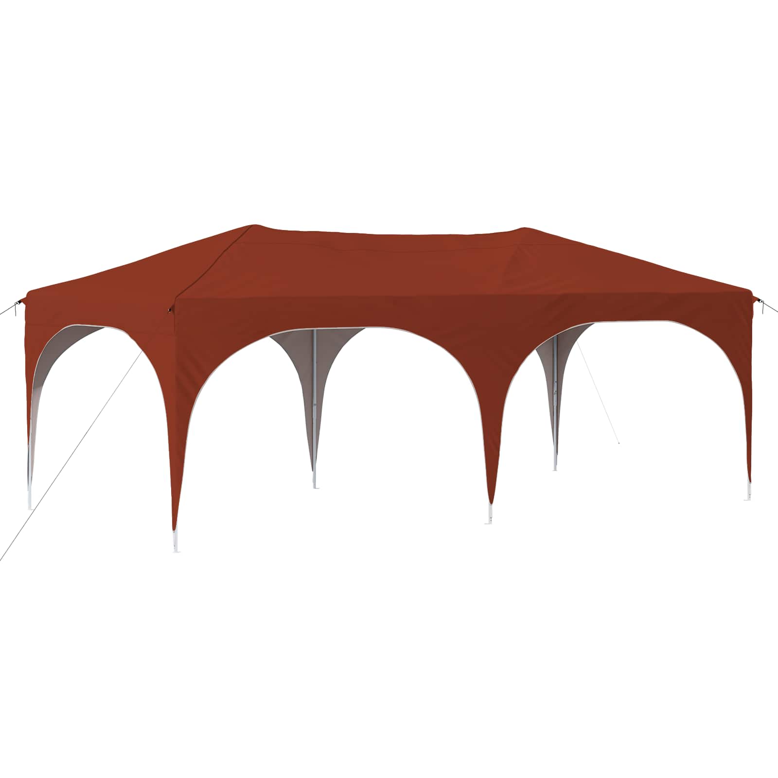 Pop-up Feesttent Terracotta 575 x 288 x 245 cm Oxford Stof