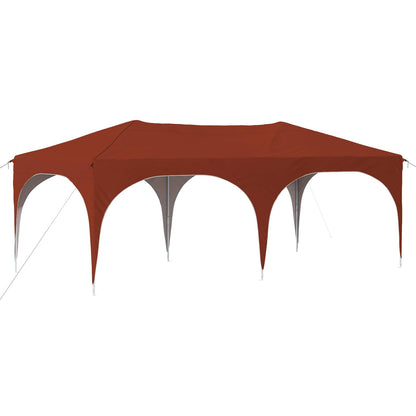 Pop-up Feesttent Terracotta 575 x 288 x 245 cm Oxford Stof