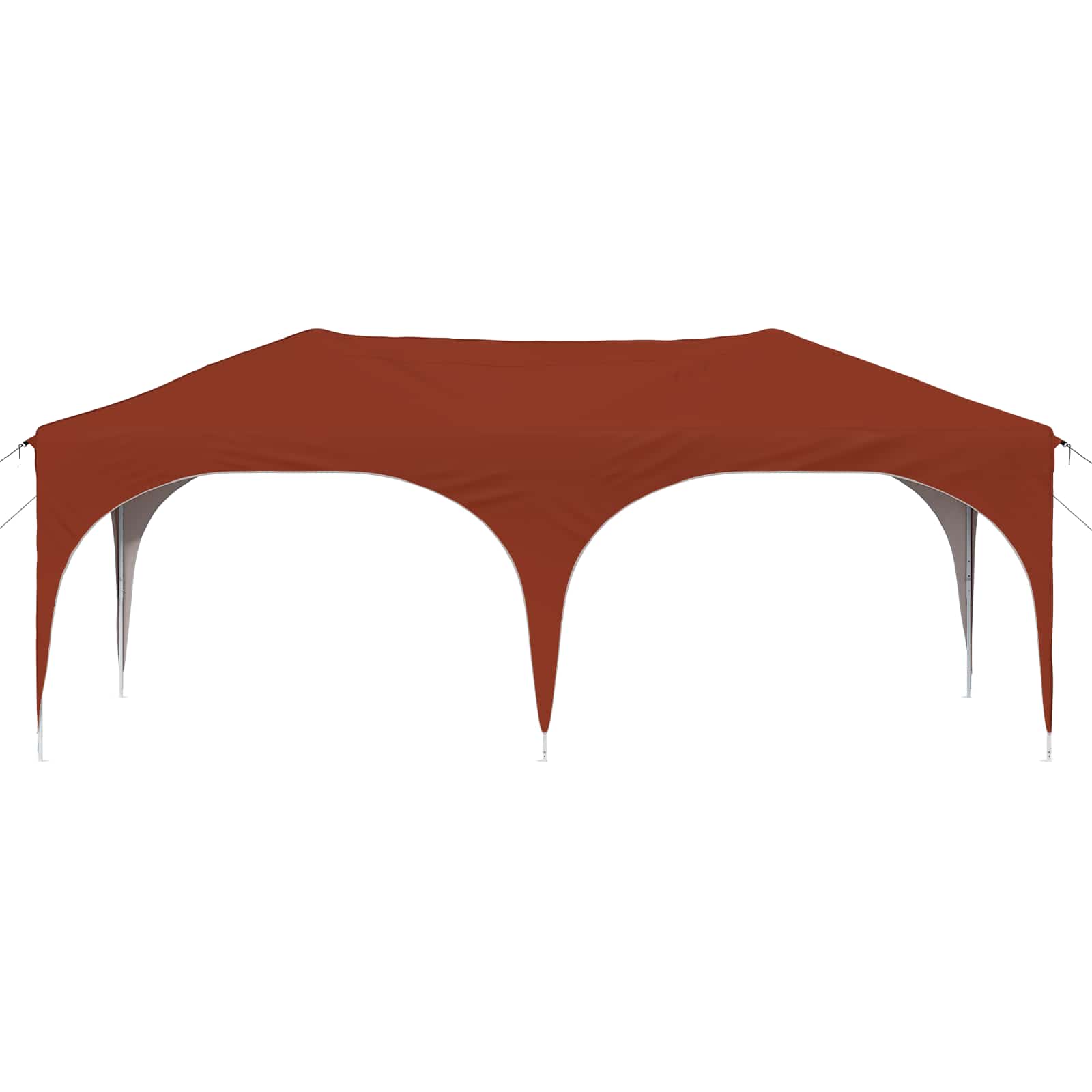 Pop-up Feesttent Terracotta 575 x 288 x 245 cm Oxford Stof