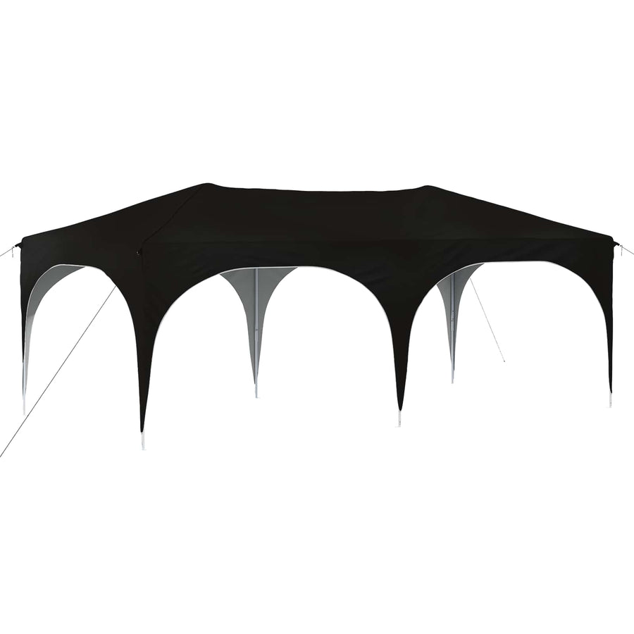 Pop-up Feesttent Zwart 575 x 288 x 245 cm Oxford Stof