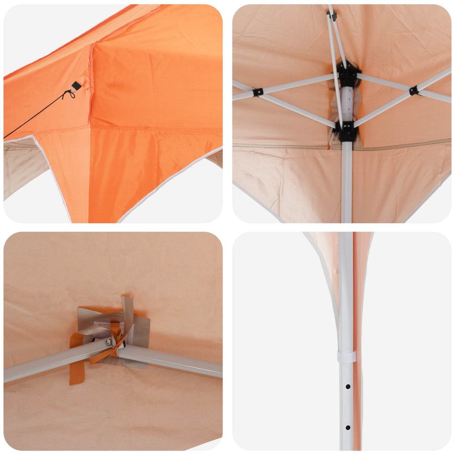 Pop-up Feesttent Oranje 575 x 288 x 245 cm Oxford Stof