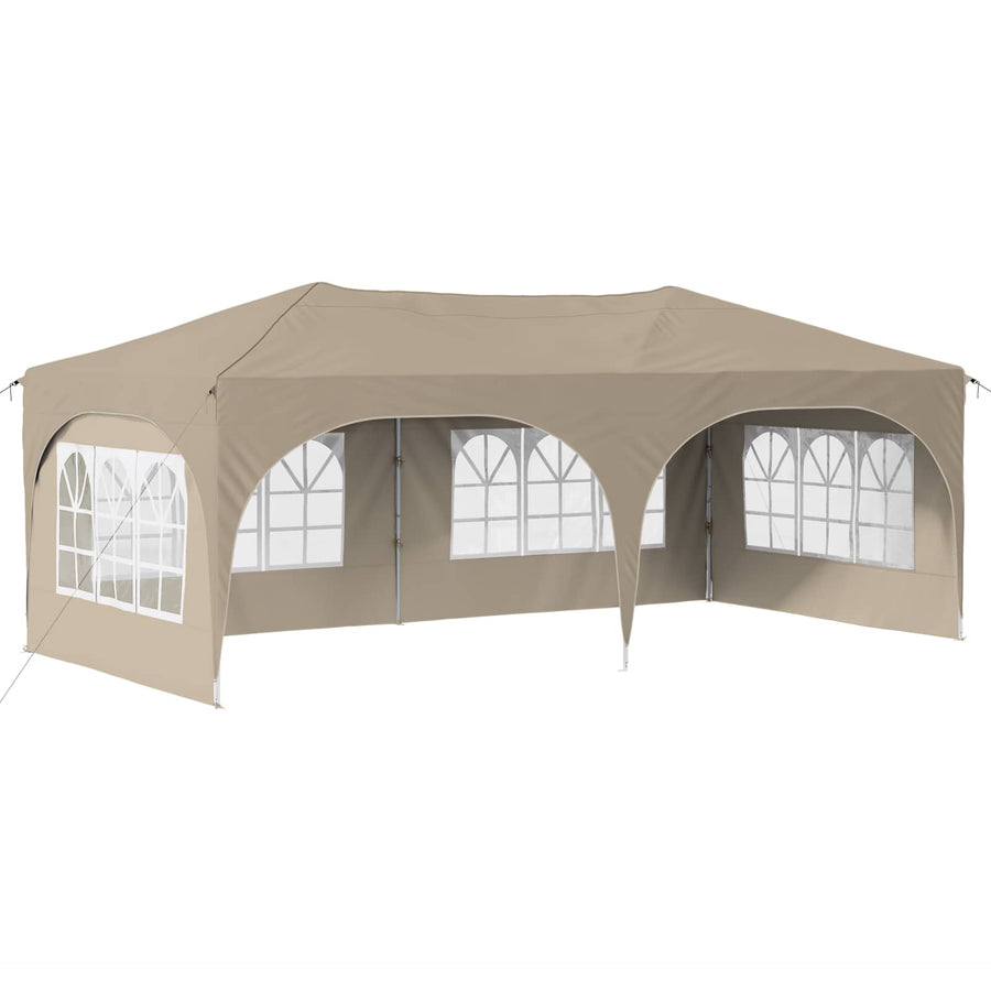 Pop-up Feesttent Crème 575 x 288 x 245 cm Oxford Stof
