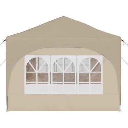 Pop-up Feesttent Crème 575 x 288 x 245 cm Oxford Stof