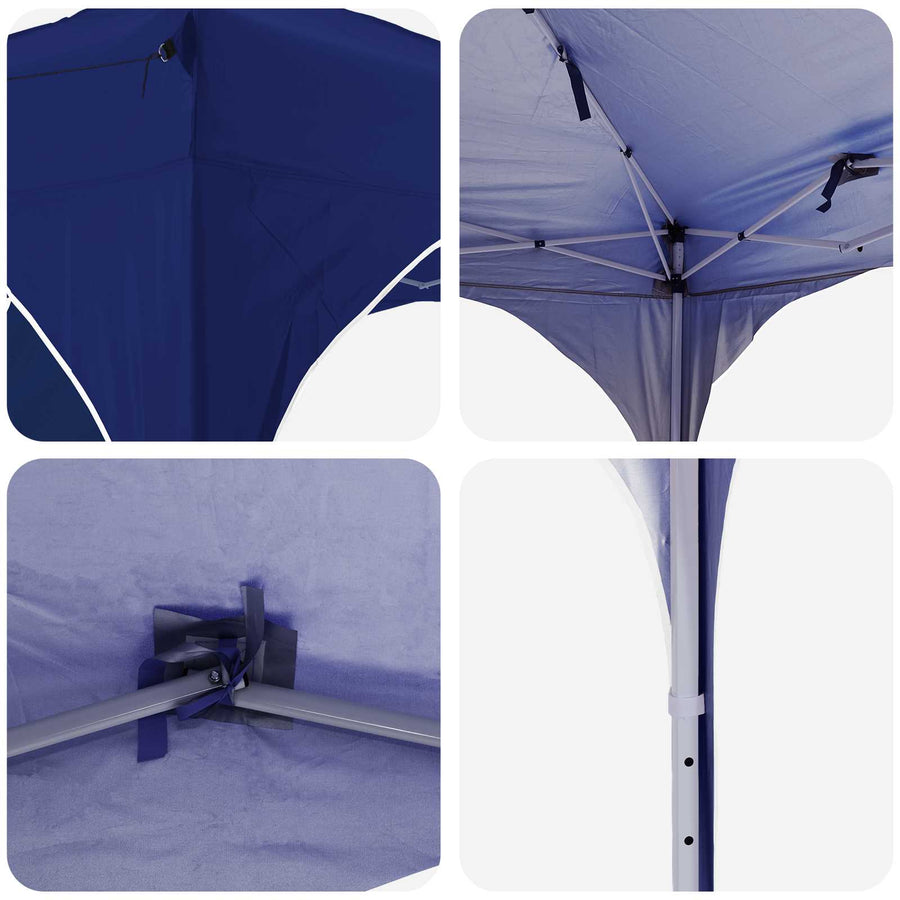 Pop-up Feesttent Blauw 575 x 288 x 245 cm Oxford Stof