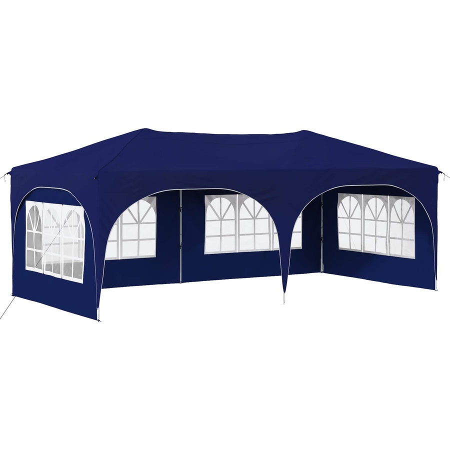 Pop-up Feesttent Blauw 575 x 288 x 245 cm Oxford Stof