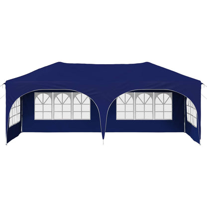 Pop-up Feesttent Blauw 575 x 288 x 245 cm Oxford Stof