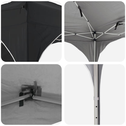 Pop-up Feesttent Antraciet 575 x 288 x 245 cm Oxford Stof