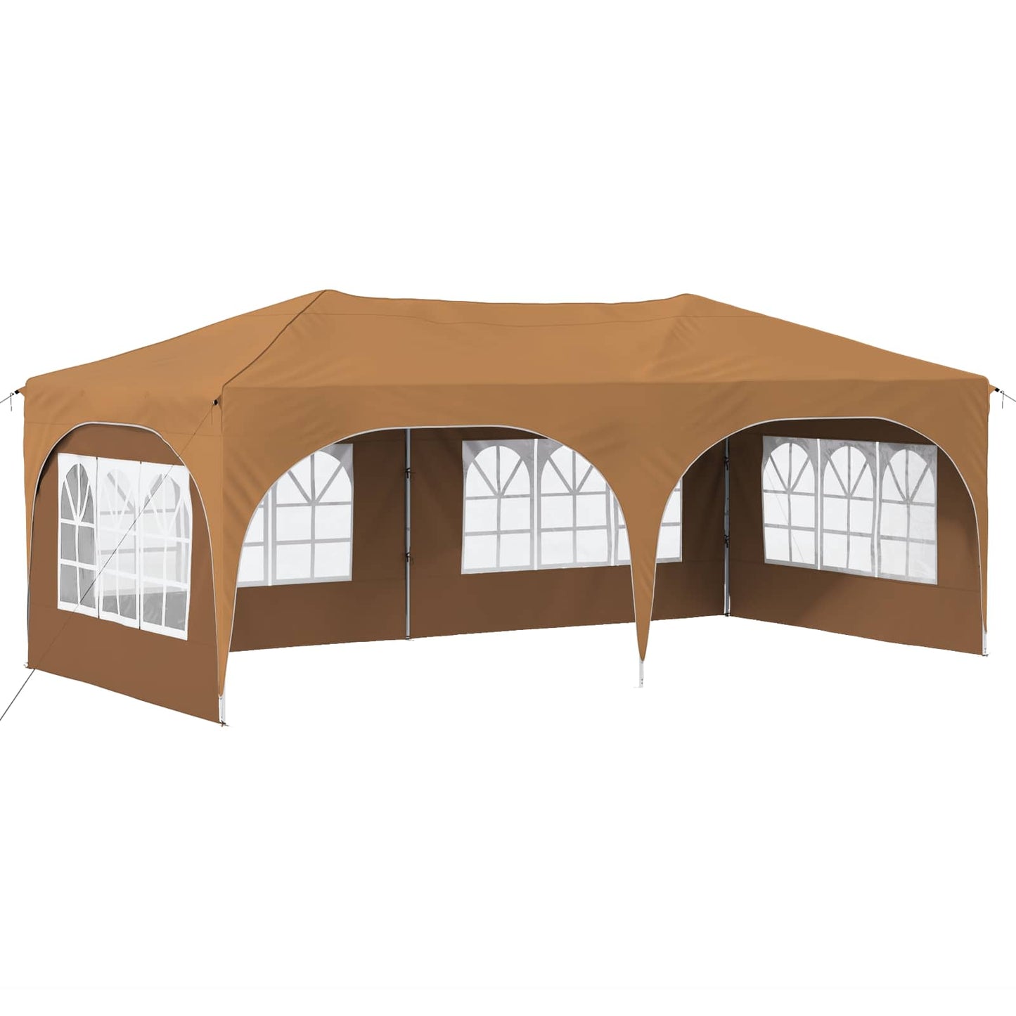 Pop-up Feesttent Beige 575 x 288 x 245 cm Oxford Stof