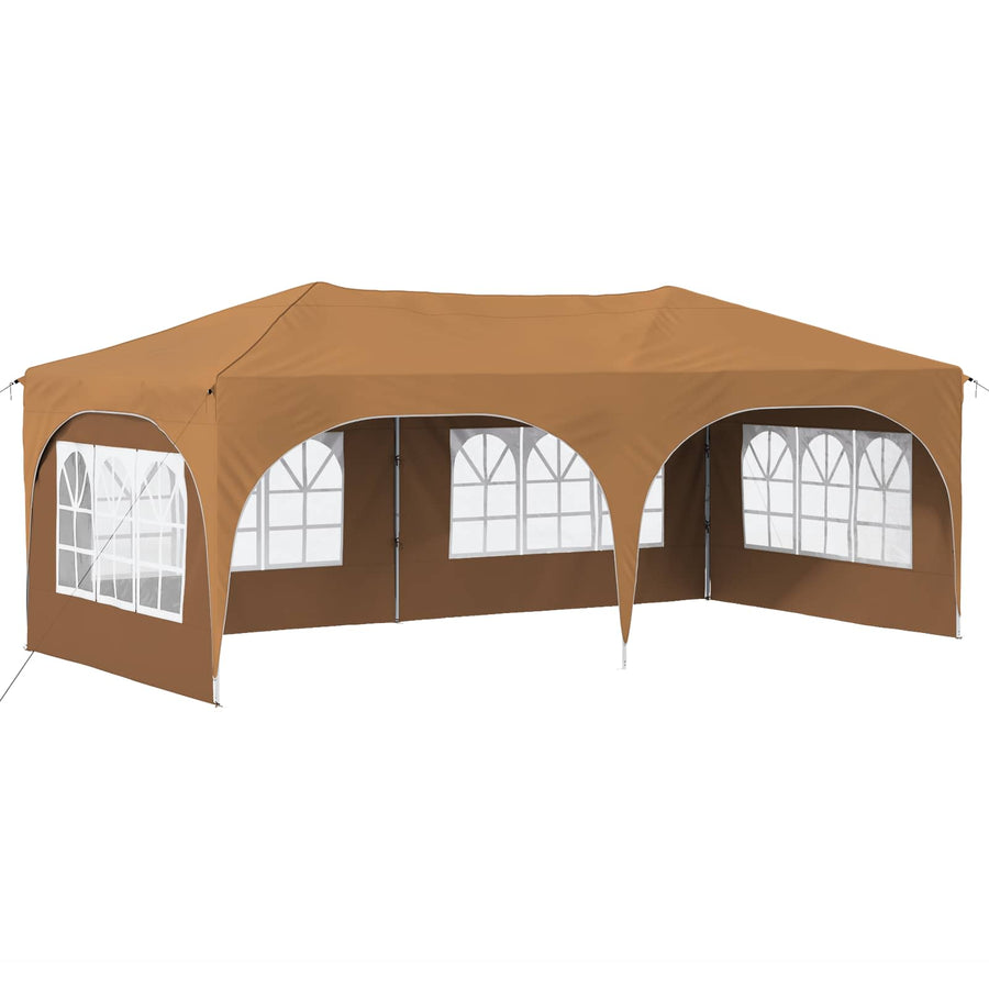 Pop-up Feesttent Beige 575 x 288 x 245 cm Oxford Stof
