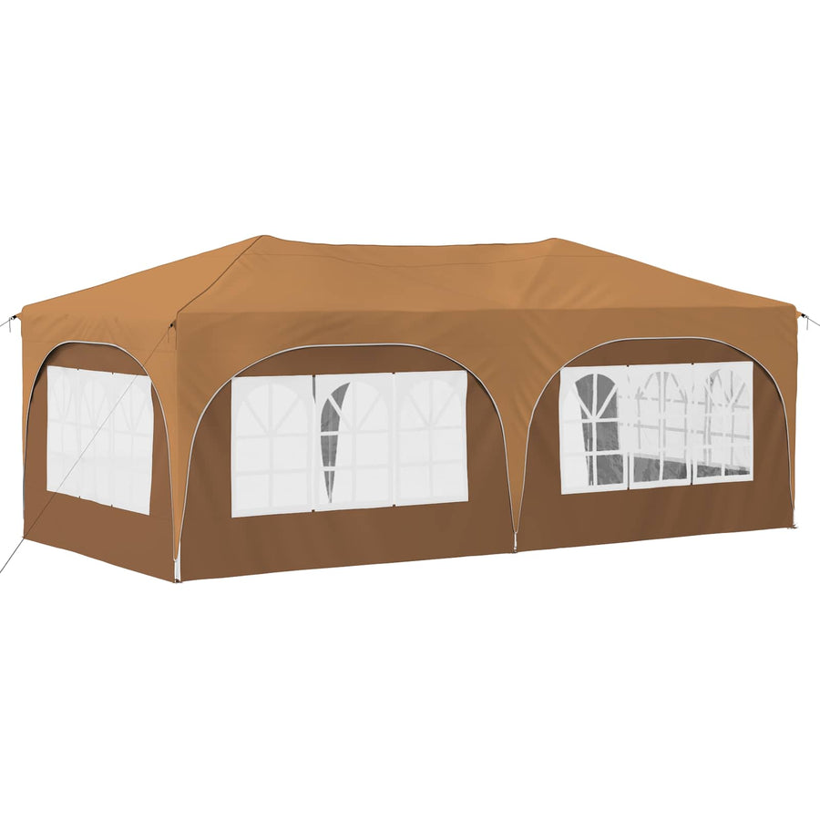Pop-up Feesttent Beige 575 x 288 x 245 cm Oxford Stof