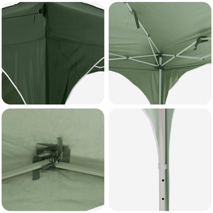 Pop-up Feesttent Groen 575 x 288 x 245 cm Oxford Stof