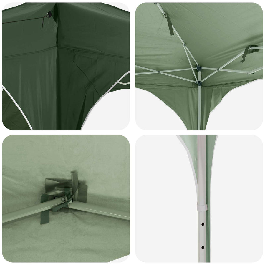 Pop-up Feesttent Groen 575 x 288 x 245 cm Oxford Stof