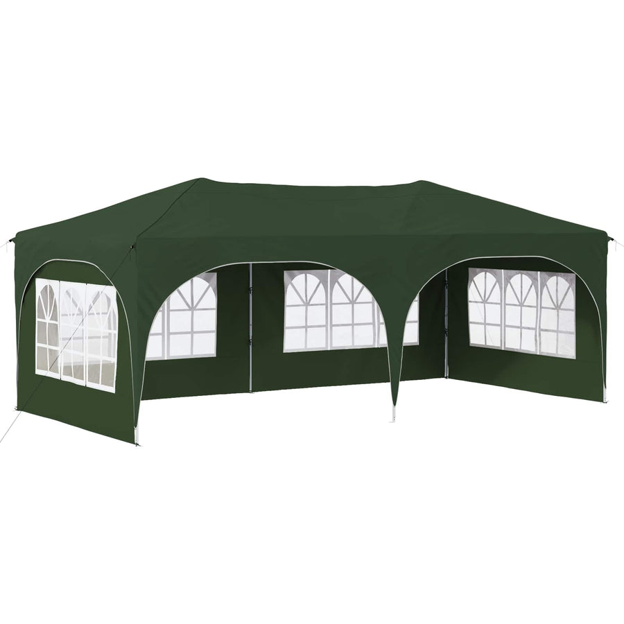 Pop-up Feesttent Groen 575 x 288 x 245 cm Oxford Stof