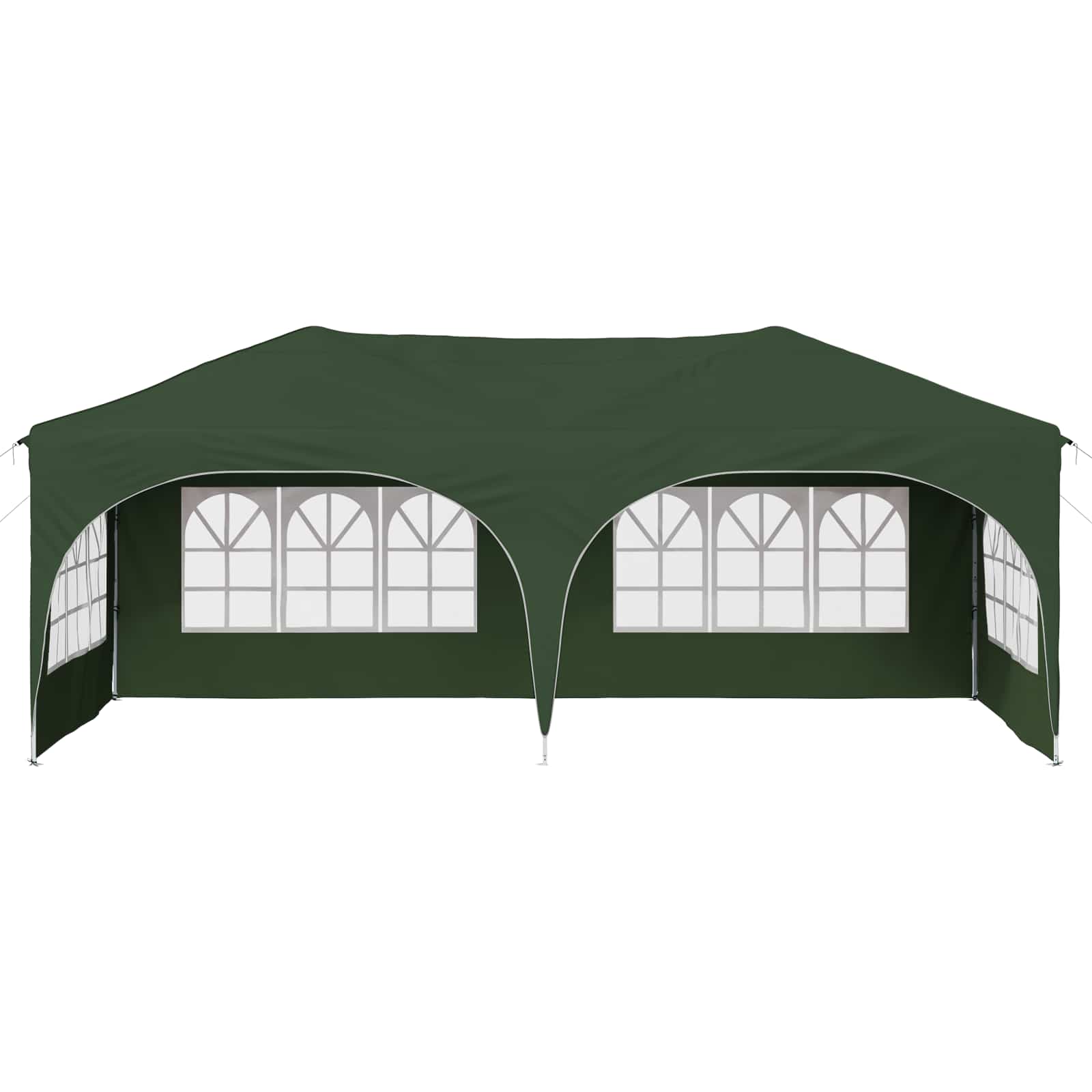 Pop-up Feesttent Groen 575 x 288 x 245 cm Oxford Stof
