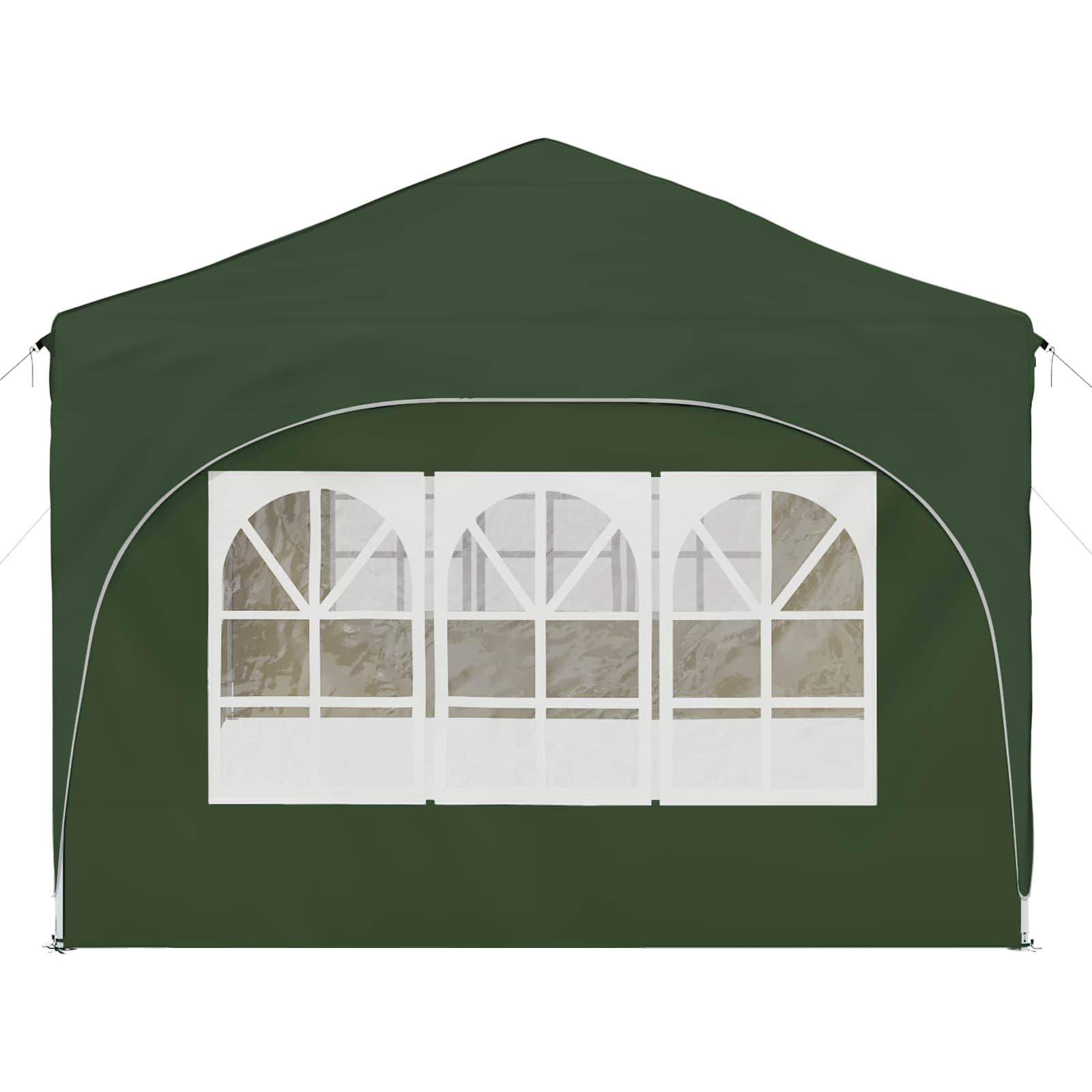 Pop-up Feesttent Groen 575 x 288 x 245 cm Oxford Stof
