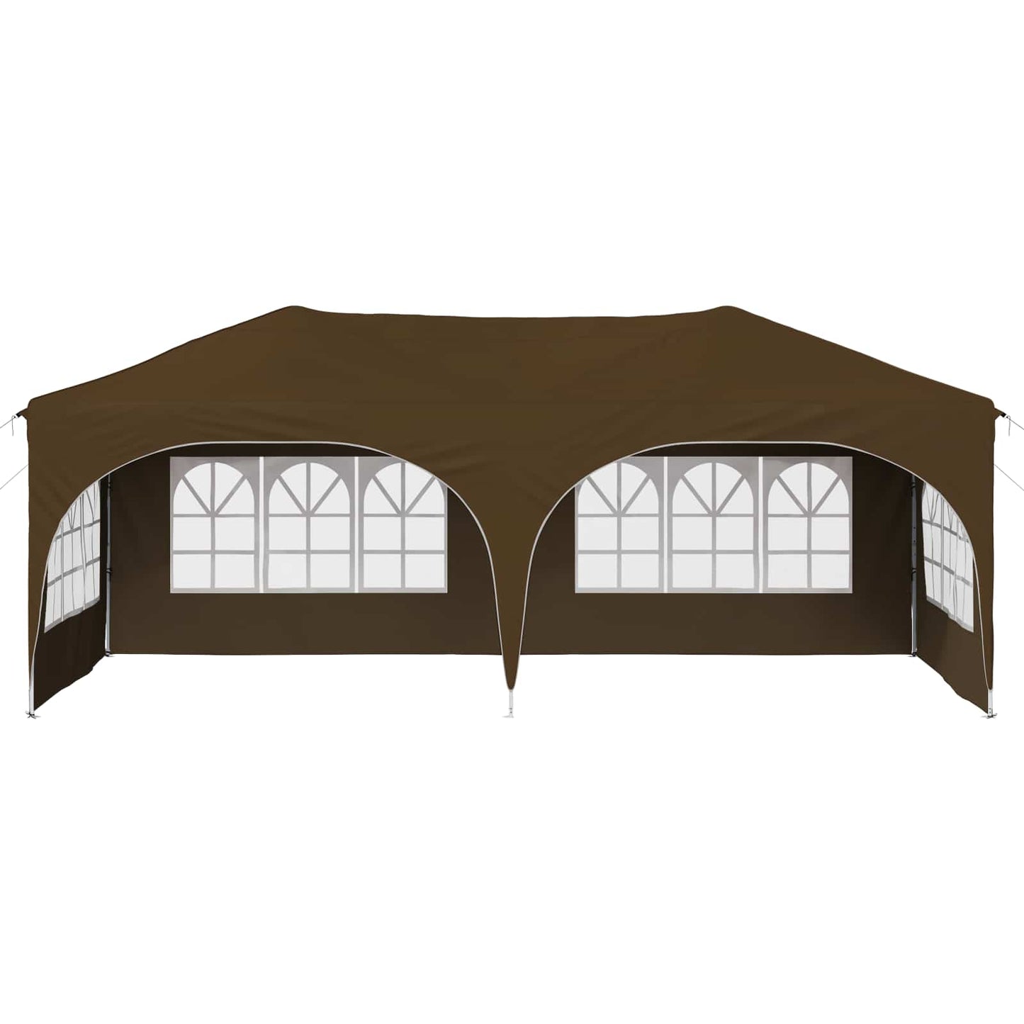 Pop-up Feesttent Taupe 575 x 288 x 245 cm Oxford Stof
