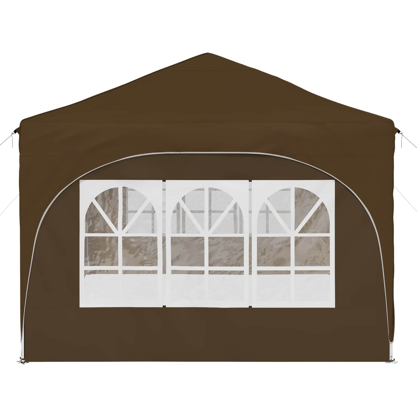Pop-up Feesttent Taupe 575 x 288 x 245 cm Oxford Stof