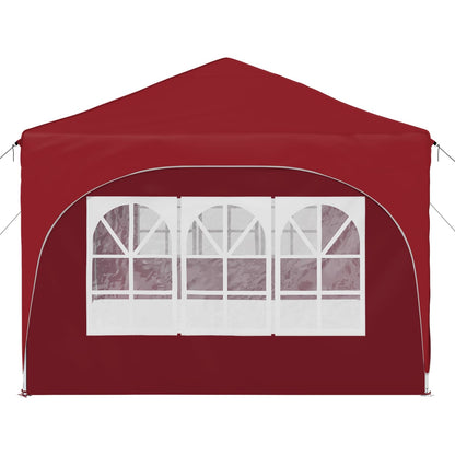 Pop-up Feesttent Bordeauxrood 575 x 288 x 245 cm Oxford Stof