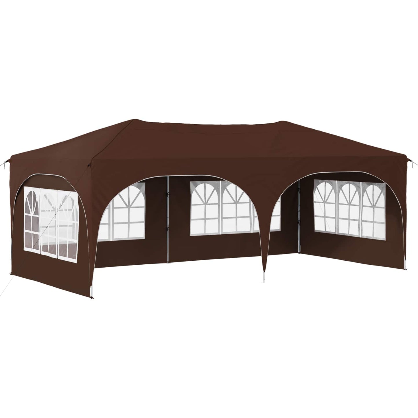 Pop-up Feesttent Bruin 575 x 288 x 245 cm Oxford Stof