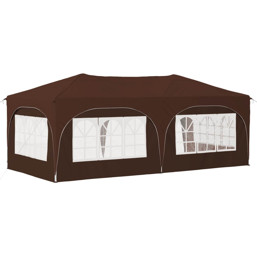 Pop-up Feesttent Bruin 575 x 288 x 245 cm Oxford Stof