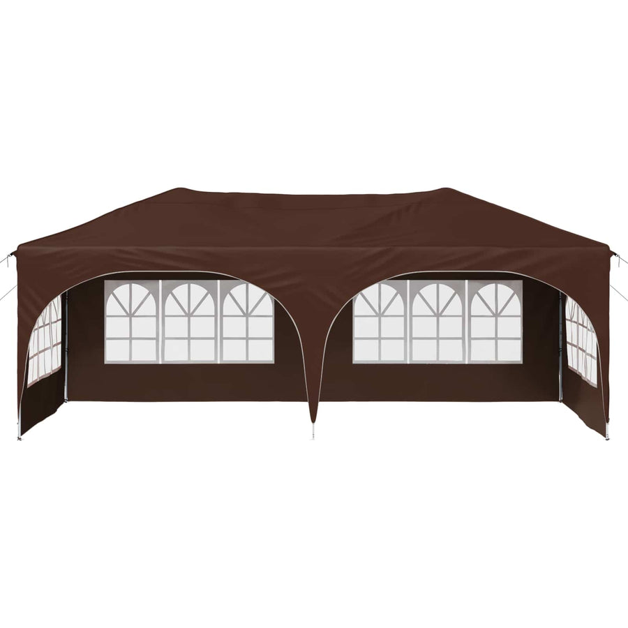 Pop-up Feesttent Bruin 575 x 288 x 245 cm Oxford Stof