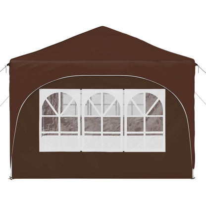 Pop-up Feesttent Bruin 575 x 288 x 245 cm Oxford Stof