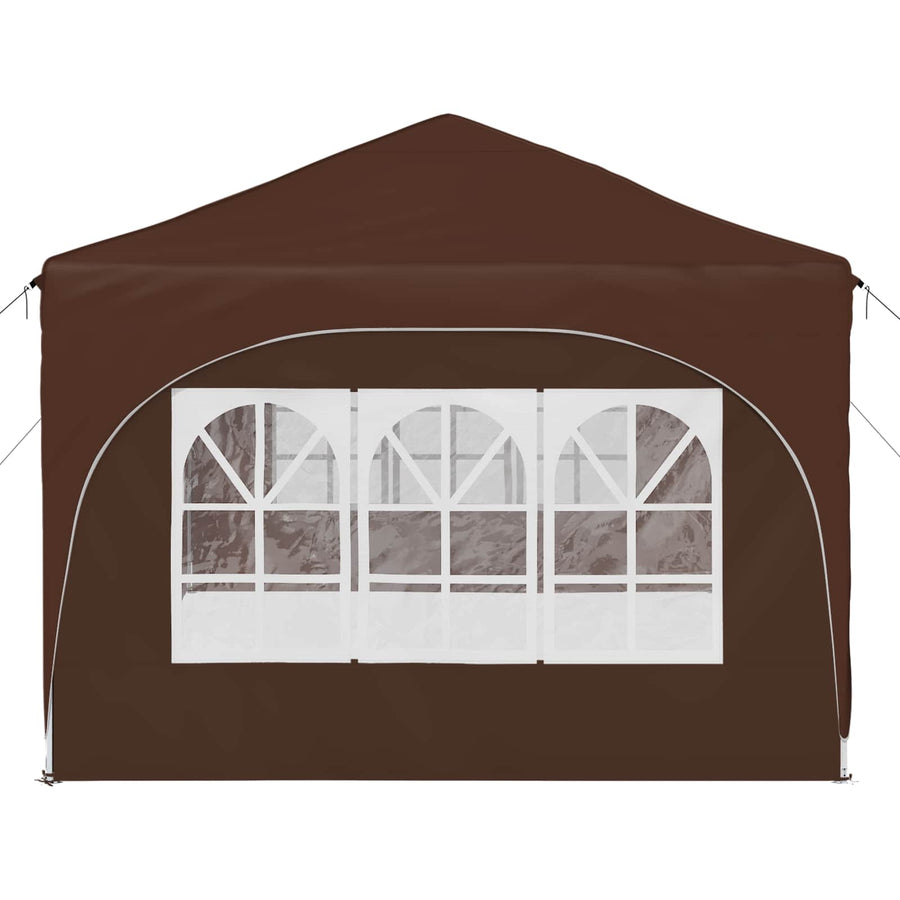 Pop-up Feesttent Bruin 575 x 288 x 245 cm Oxford Stof