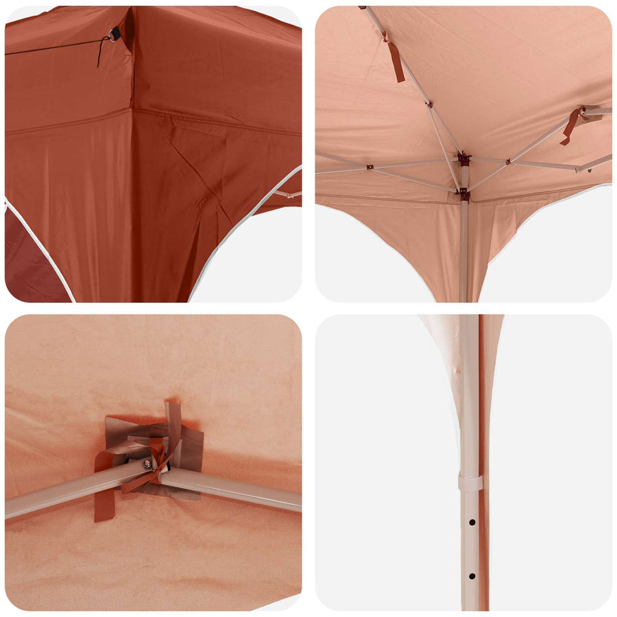 Pop-up Feesttent Terracotta 575 x 288 x 245 cm Oxford Stof