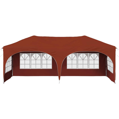 Pop-up Feesttent Terracotta 575 x 288 x 245 cm Oxford Stof