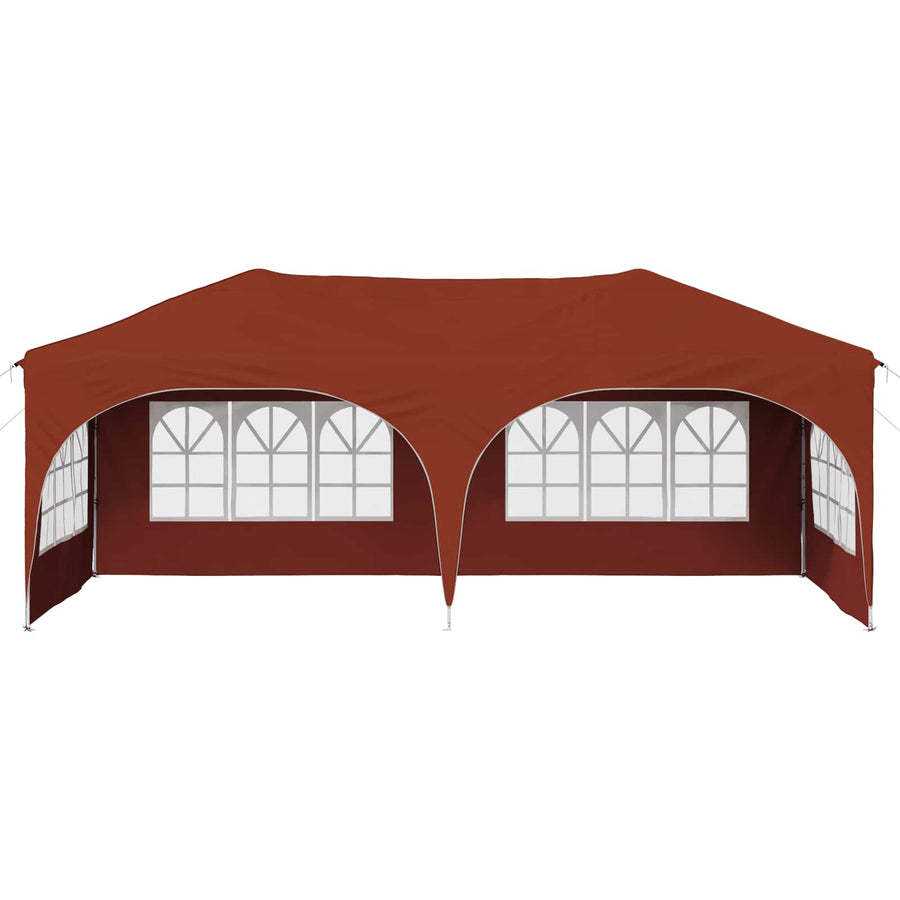 Pop-up Feesttent Terracotta 575 x 288 x 245 cm Oxford Stof