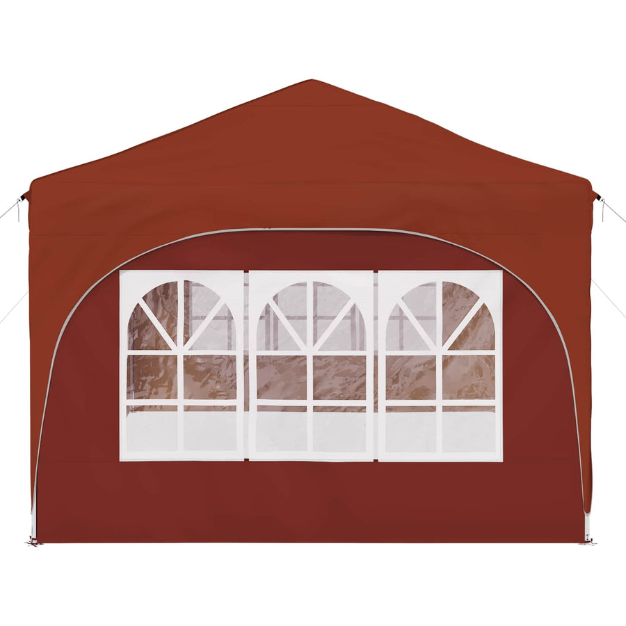 Pop-up Feesttent Terracotta 575 x 288 x 245 cm Oxford Stof