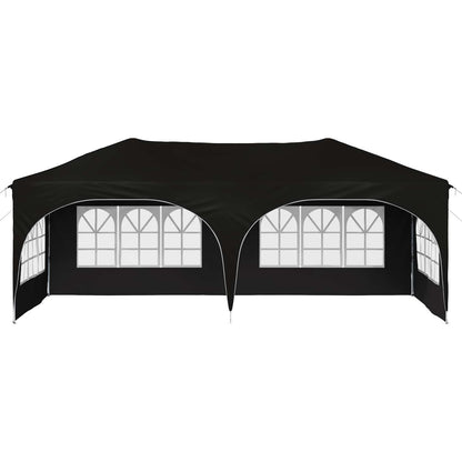 Pop-up Feesttent Zwart 575 x 288 x 245 cm Oxford Stof