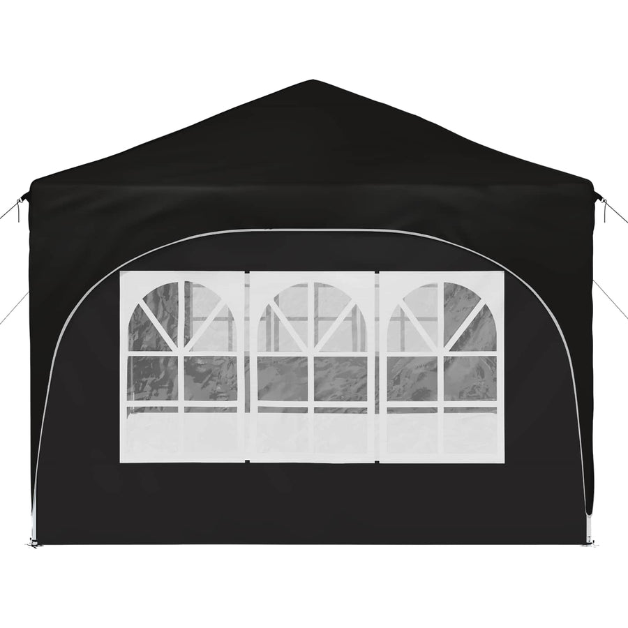 Pop-up Feesttent Zwart 575 x 288 x 245 cm Oxford Stof