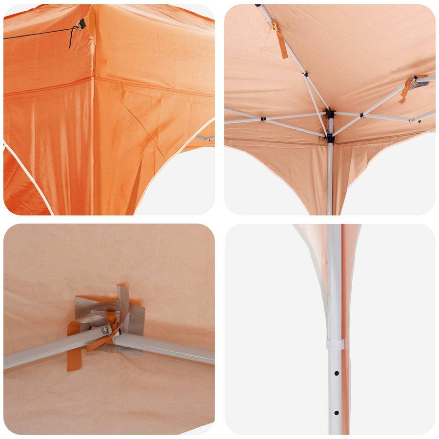 Pop-up Feesttent Oranje 575 x 288 x 245 cm Oxford Stof
