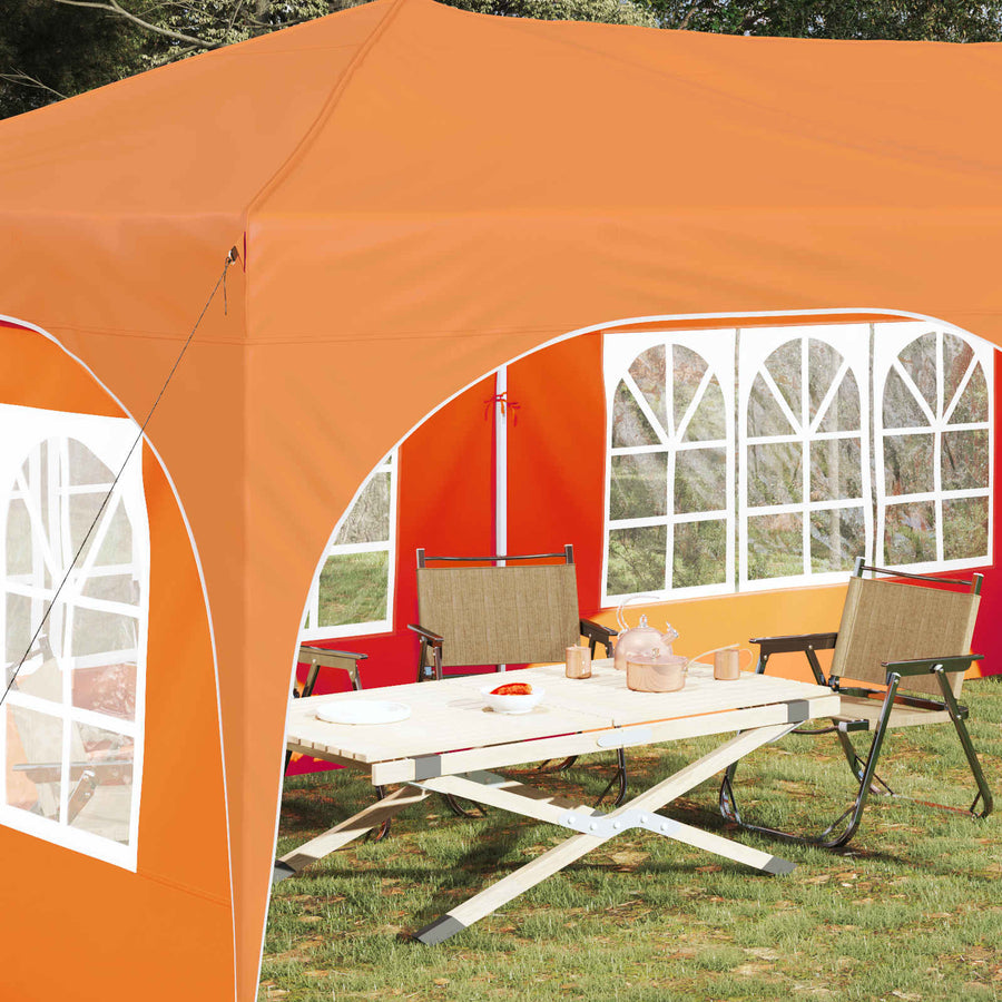 Pop-up Feesttent Oranje 575 x 288 x 245 cm Oxford Stof
