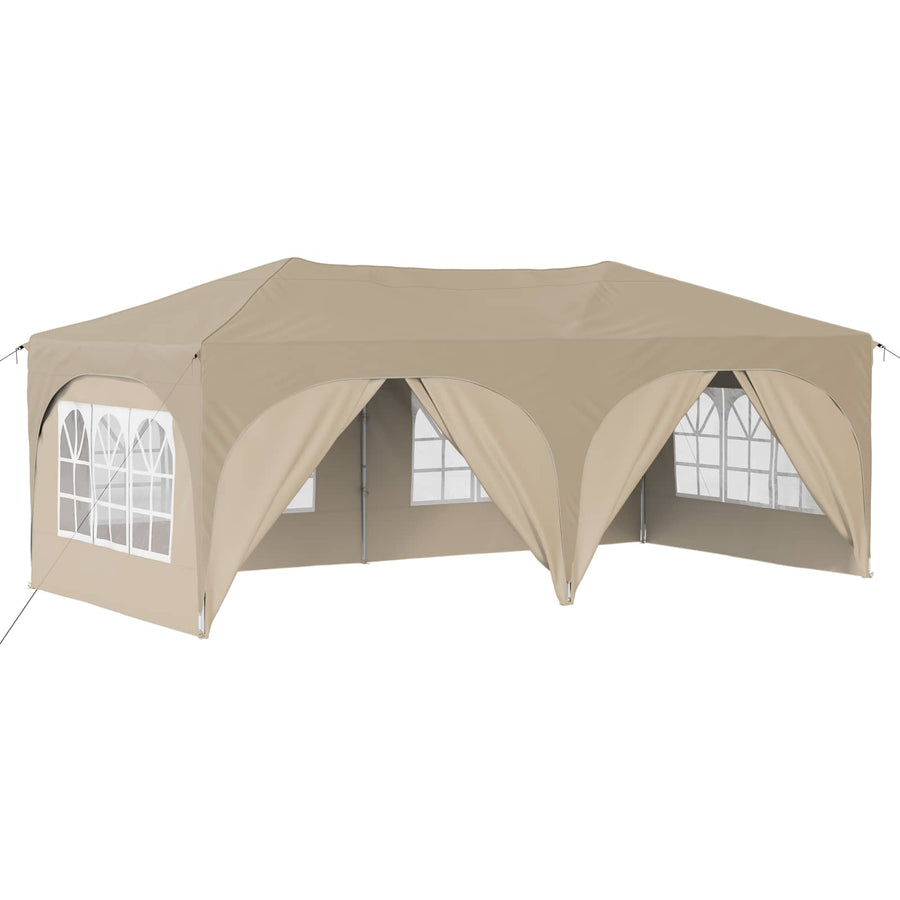 Pop-up Feesttent Crème 575 x 288 x 245 cm Oxford Stof