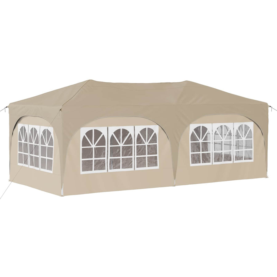 Pop-up Feesttent Crème 575 x 288 x 245 cm Oxford Stof