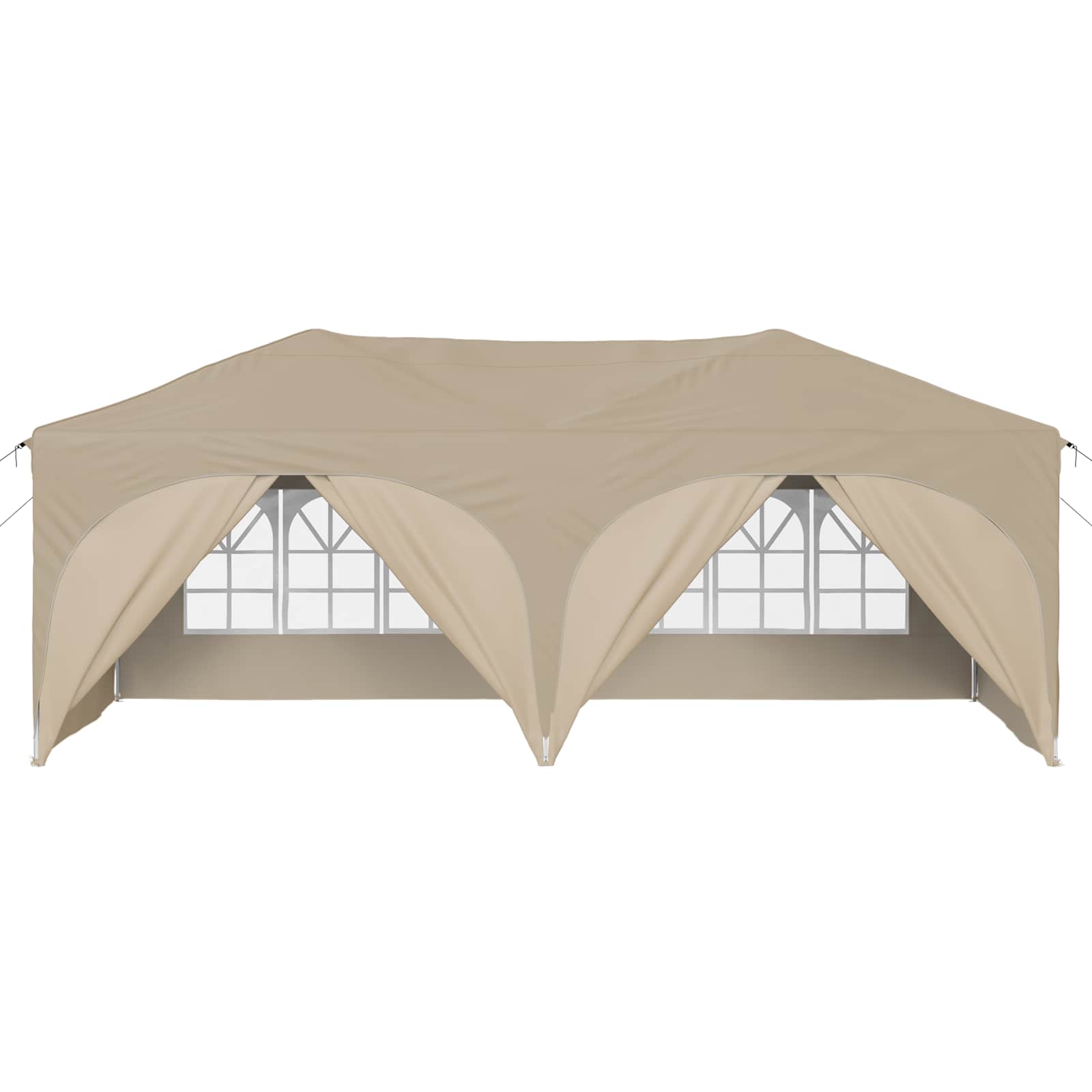 Pop-up Feesttent Crème 575 x 288 x 245 cm Oxford Stof