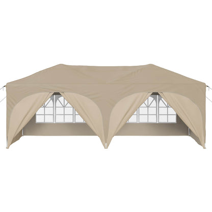 Pop-up Feesttent Crème 575 x 288 x 245 cm Oxford Stof