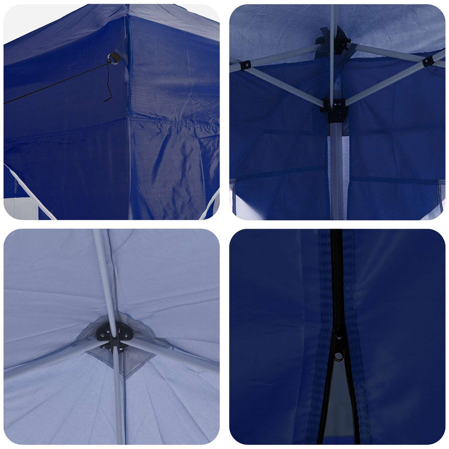 Pop-up Feesttent Blauw 575 x 288 x 245 cm Oxford Stof