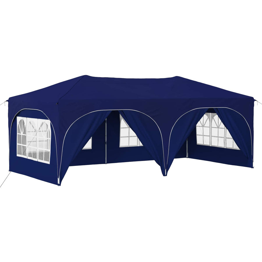 Pop-up Feesttent Blauw 575 x 288 x 245 cm Oxford Stof