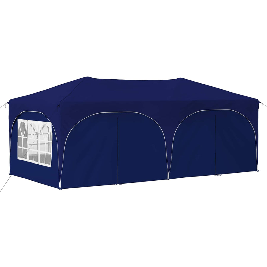 Pop-up Feesttent Blauw 575 x 288 x 245 cm Oxford Stof