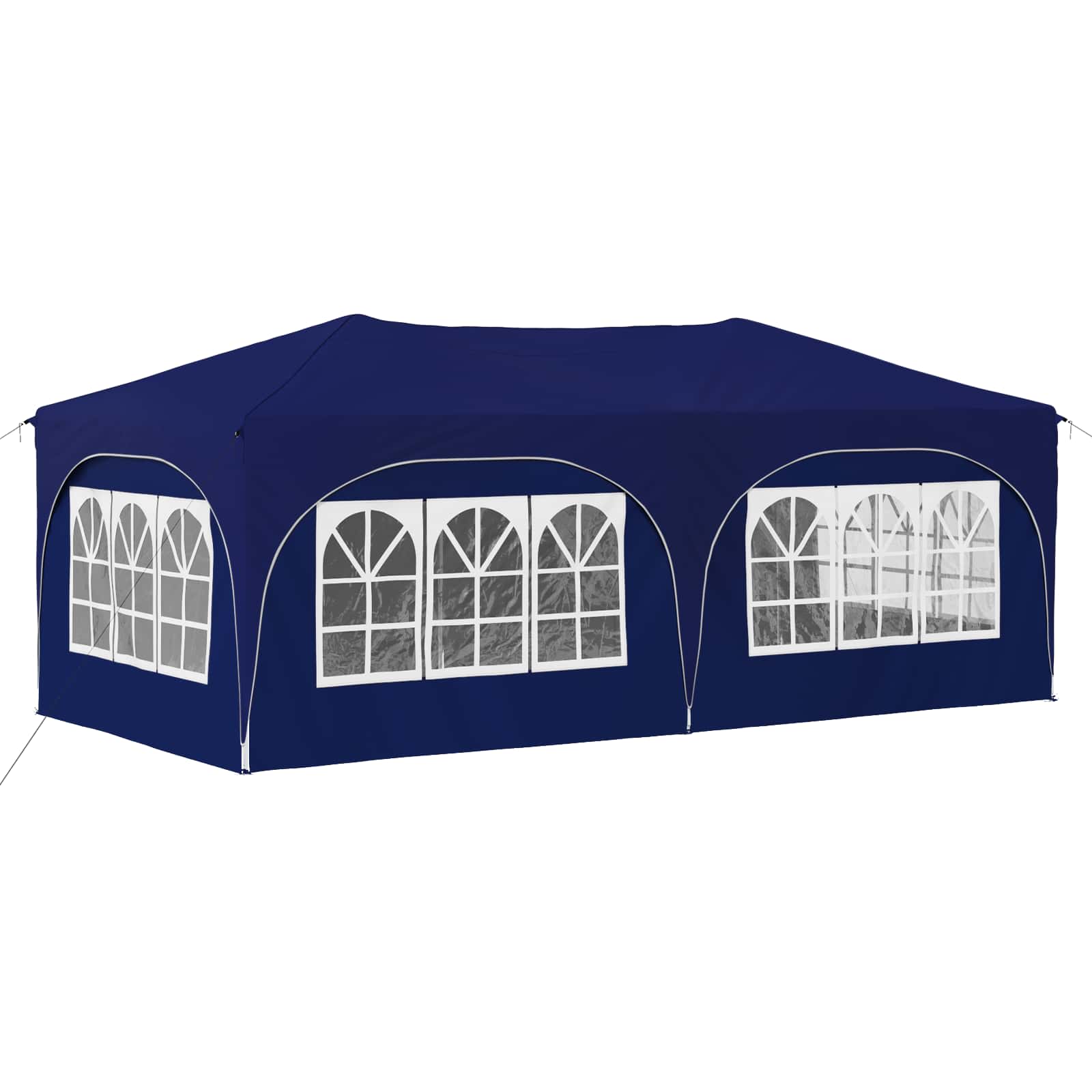 Pop-up Feesttent Blauw 575 x 288 x 245 cm Oxford Stof