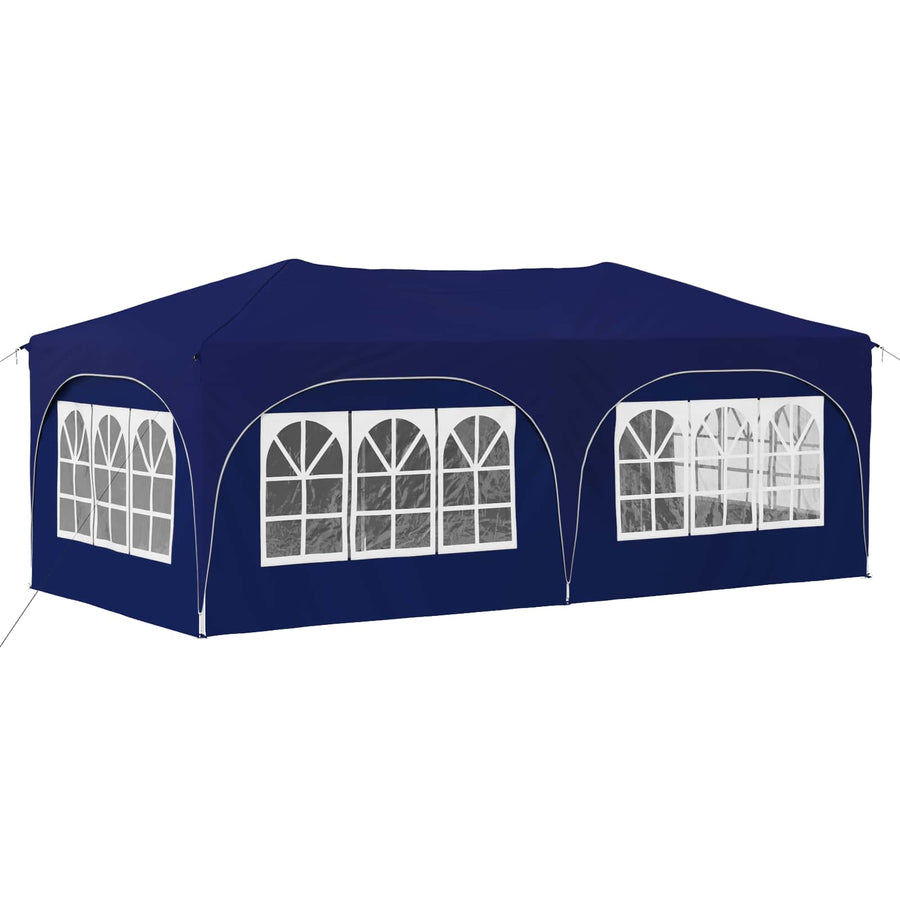 Pop-up Feesttent Blauw 575 x 288 x 245 cm Oxford Stof