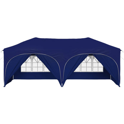 Pop-up Feesttent Blauw 575 x 288 x 245 cm Oxford Stof