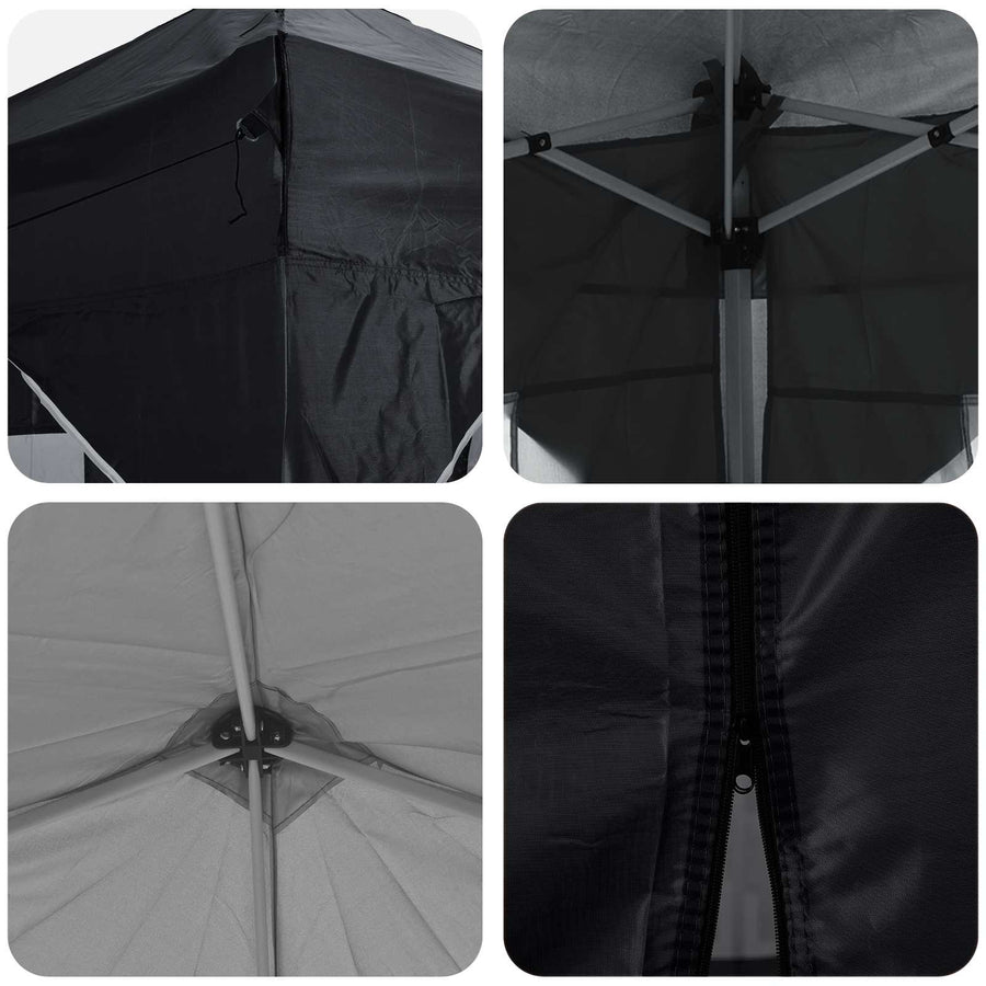 Pop-up Feesttent Antraciet 575 x 288 x 245 cm Oxford Stof